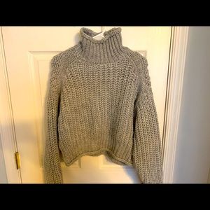 H&M turtleneck sweater (grey)